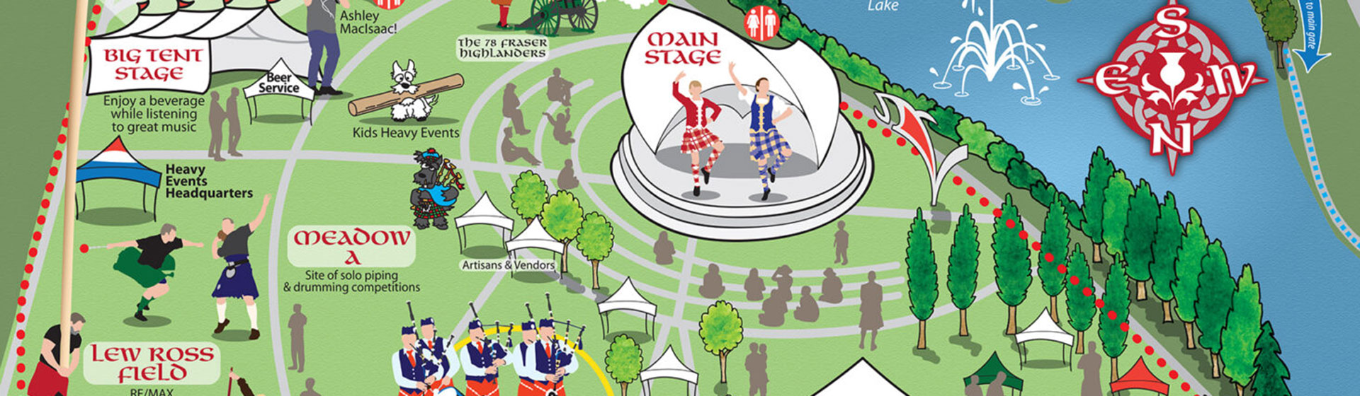 Strutton Ground Map Map of the grounds – ScotFestBC